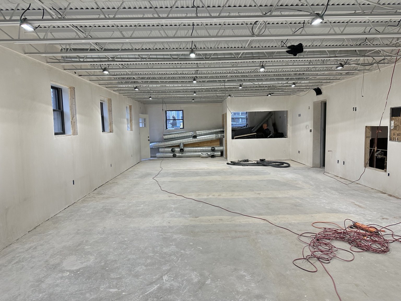 Polished Concrete Transformation before photo