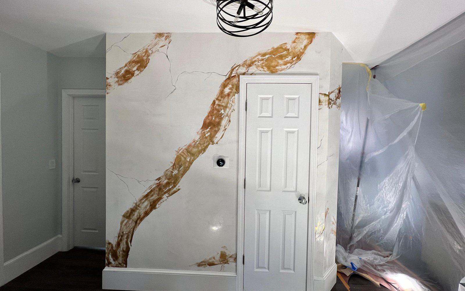 Decorative Accent Wall after photo